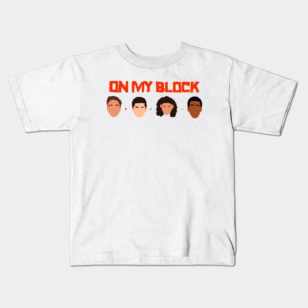 On My Block Squad Kids T-Shirt by KnockDown